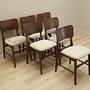 6x Chair Set Brown 1960s 3