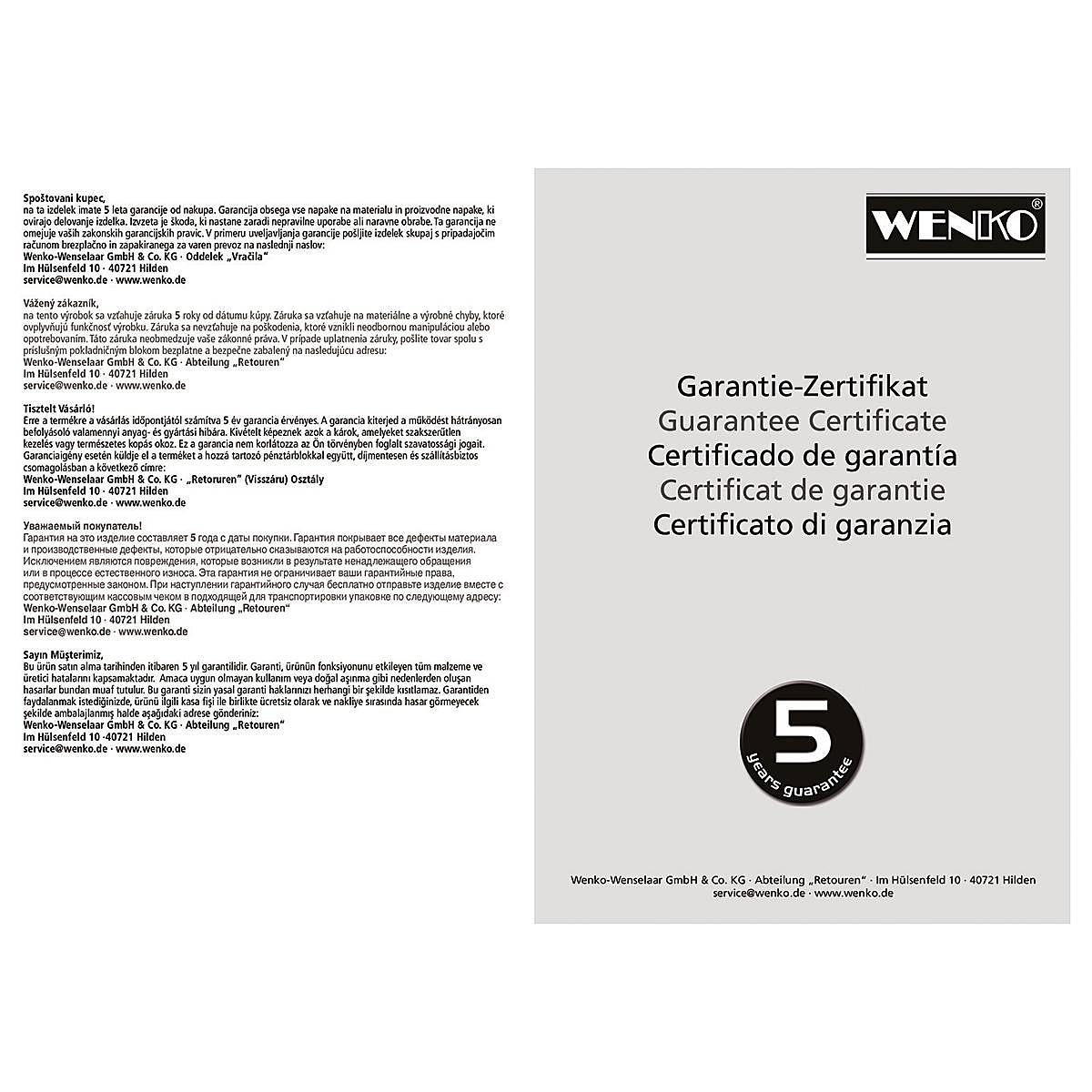 WC-Garnitur Sulmona Edelstahl Silber 4