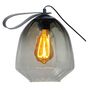 Table lamp 1-light Steel Clear glass 0