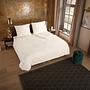 Zigzag Bedding Microfiber Cream 155 x 220cm 2