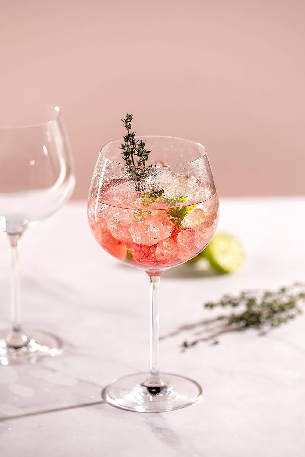 2x Il Mondo Gin-Tonic-Glas Klarglas 2
