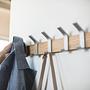 Garderobenleiste Rin Eschenholz Teilmassiv Silber 3