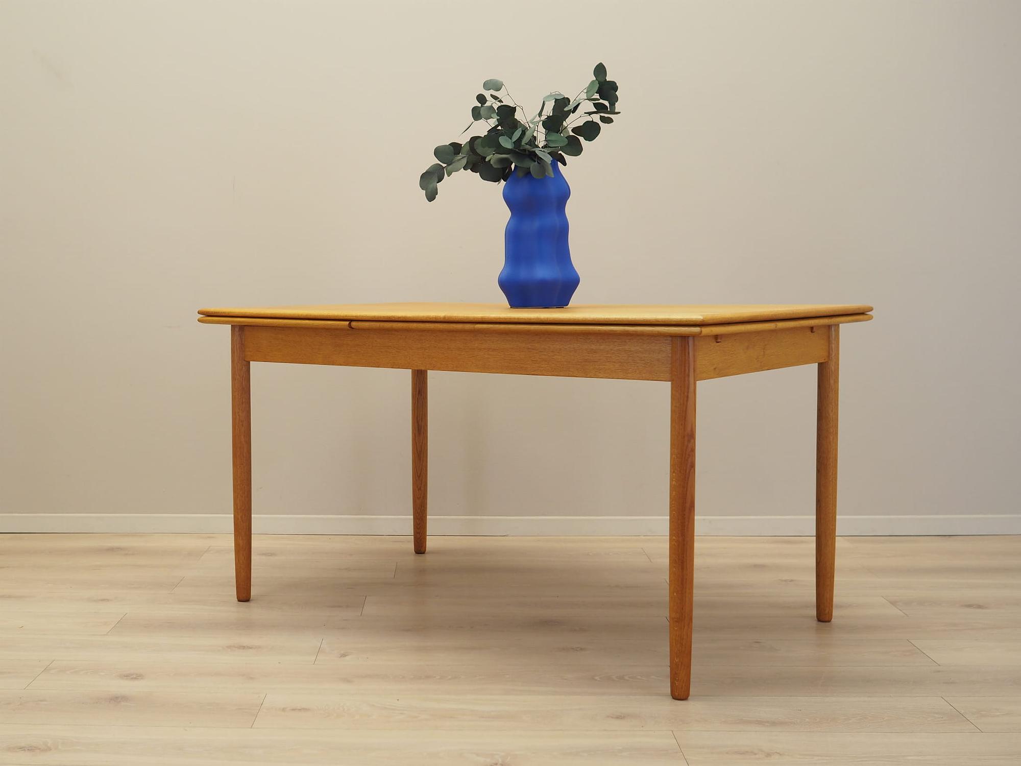 Dining table ash wood 1970s 2