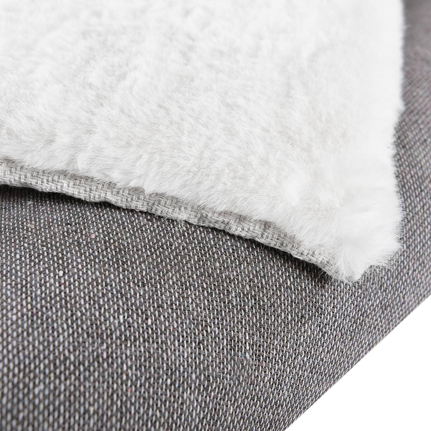 Short pile rug Chiara I White 60 x 135 cm 2