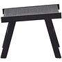 Puk Garten Hocker Aluminium Schwarz 3