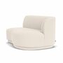 Nora 2-Sitzer Chaise Modul Links Maya Cream 1