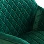 ELVERUM Dining chair Velvet Green 1