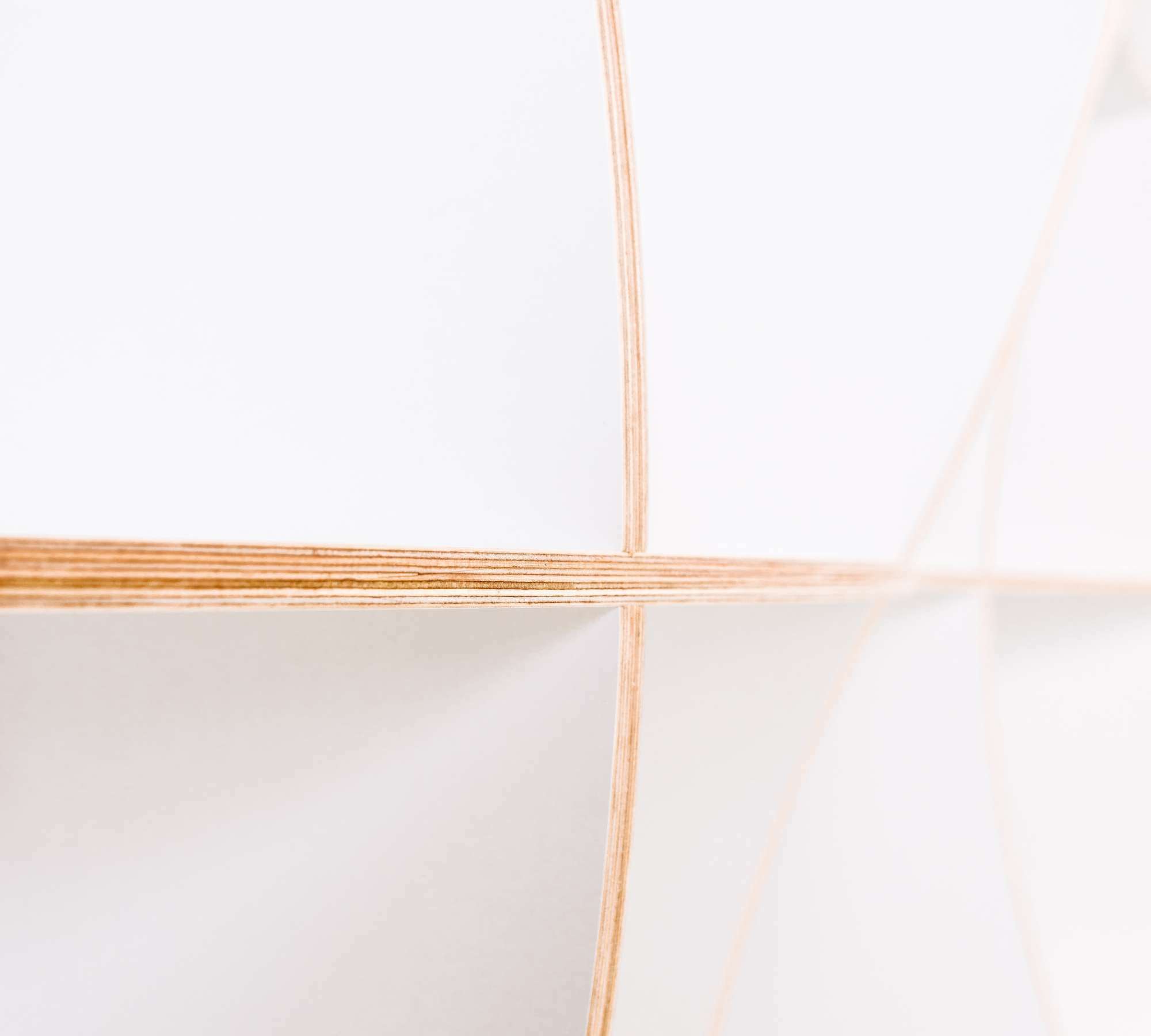 DUNE Bookshelf L Wood White 7