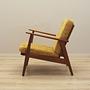 Armchair Teak Yellow 1970s 3