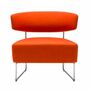 Tauro BU1934 Polstersessel Stahl Stoff Orange 0