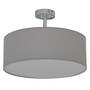 3-light ceiling lamp Cotton fabric Steel Gray 1