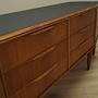 Vintage Sideboard Walnut Wood Brown 1960s 10
