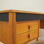 Vintage Desk Ash Wood Brown 1970s 11