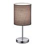 Table lamp Jerry Web fabric Steel Gray 0
