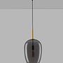 Lato Typ G Pendelleuchte Rauchglas Aluminium 1-flammig 2