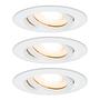 LED-Einbauleuchte Nova Plus Aluminium Weiß 0