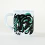 Collector's mug porcelain multicolored 3