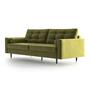 3-Sitzer-Sofa Aldo Samt Grün 1