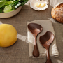 Os Salatbesteck Holz Braun 2