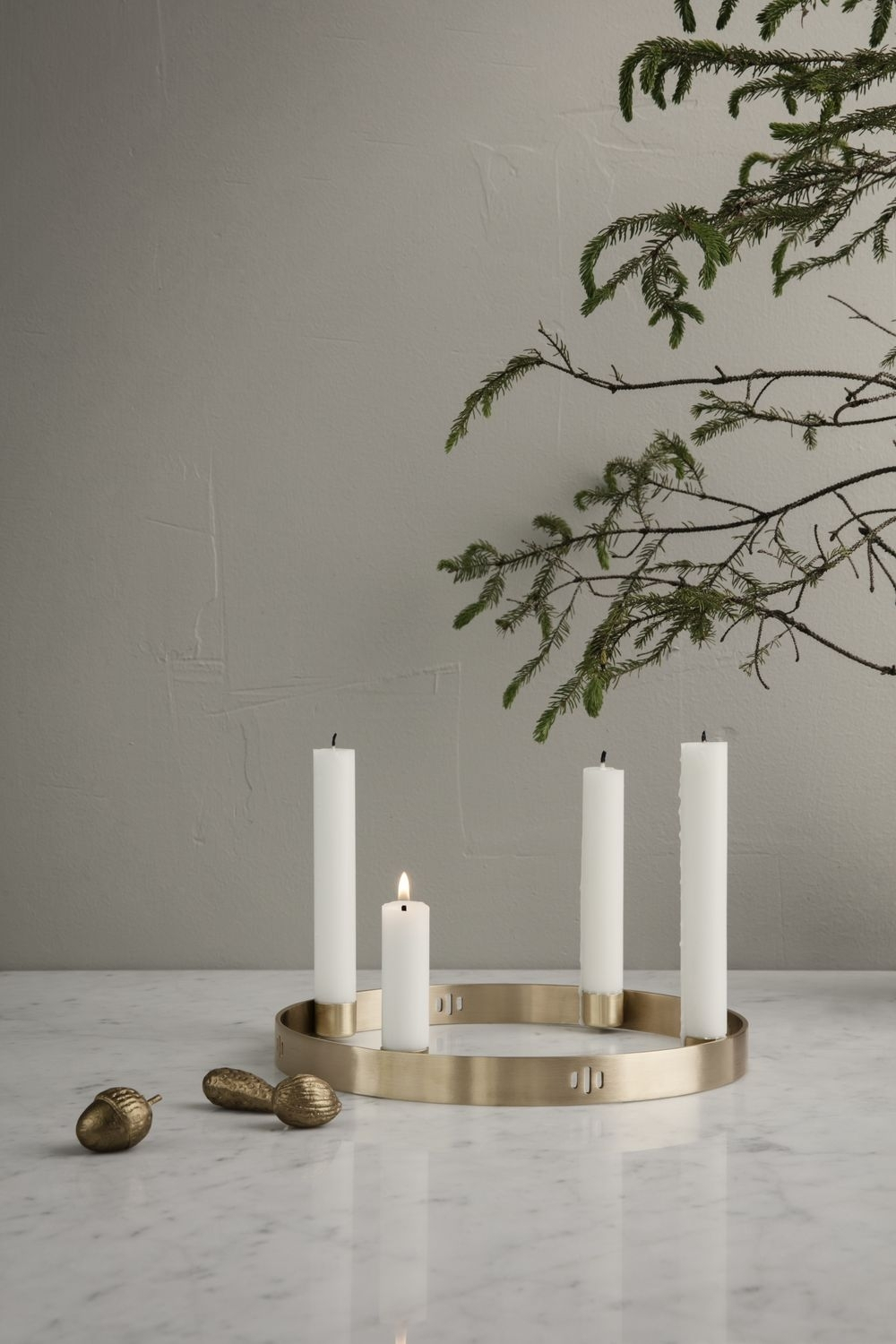 Circle Kerzenhalter Gold 4