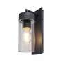 Wall light 1-bulb Metal Plastic Black 0