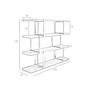 3136 Bookshelf Wood Brown 7