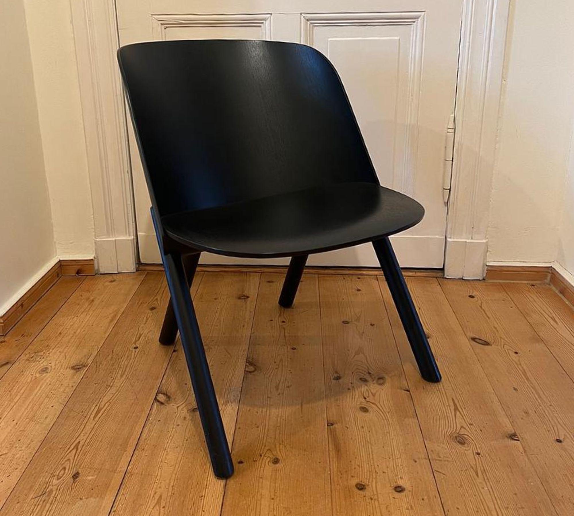 That Sessel Eichenfurnier Tiefschwarz lackiert 0