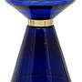 Margot Schwarzes Glas und Kupfer Beistelltisch
 6