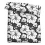 Floral Bedding Cotton Black 135x200cm Pillowcase 80x80cm 3