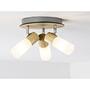 3-Light Babsan Ceiling Spotlight Iron Solid Rubberwood 2
