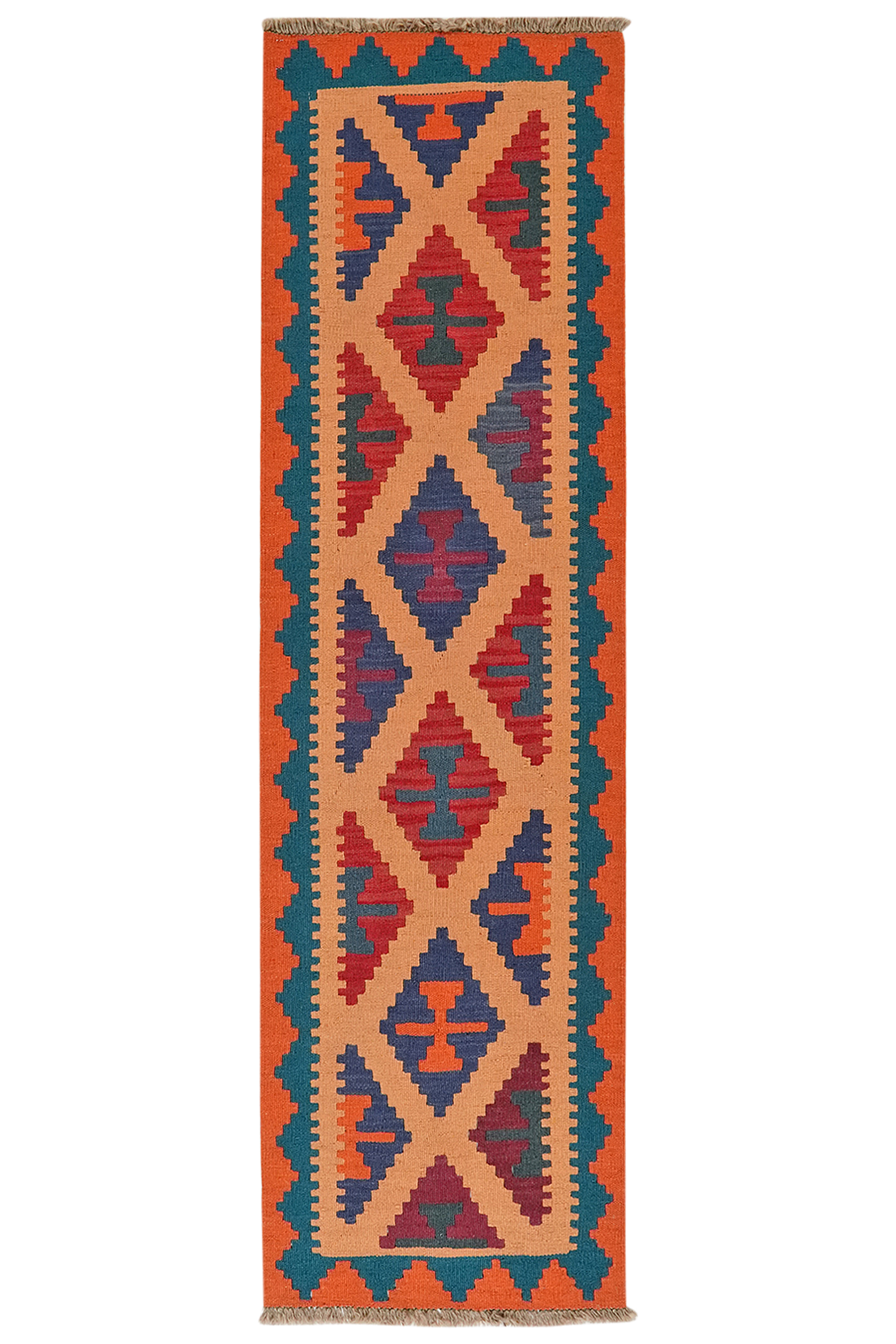 Kilim Gashgai Teppich Mehrfarbig 0
