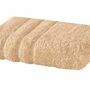 Flauschiges Gästehandtuch Frottier Beige 0