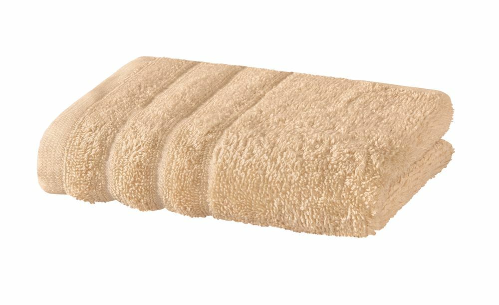 Flauschiges Gästehandtuch Frottier Beige 0