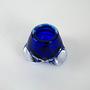 Cobalt glass candlestick Blue 1960s 3