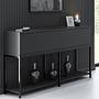 Lord Console Wood Veneer Anthracite Black 1