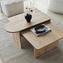 Paris Coffee Table Oak Look Brown 4