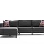 Kale Sofa Récamiere Links Anthrazit 5