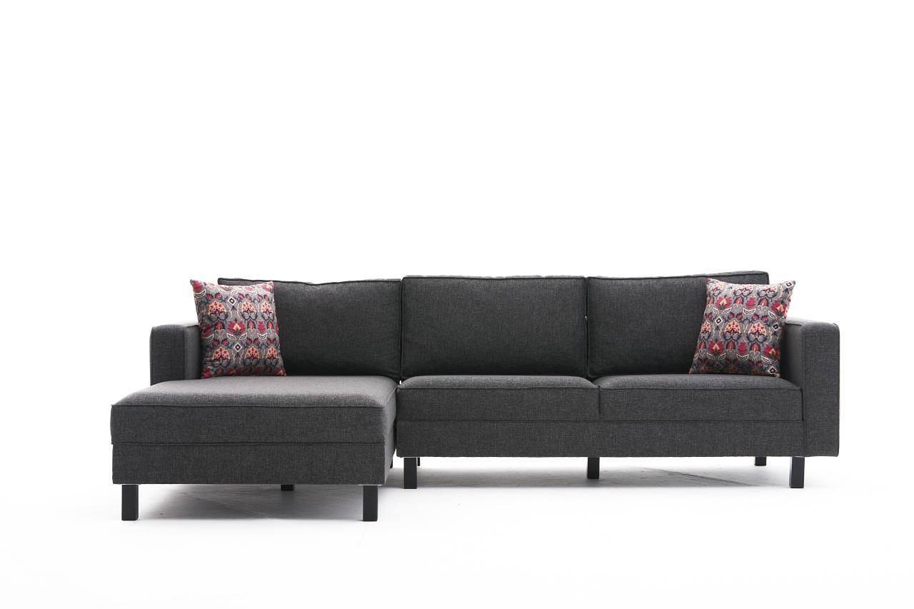 Kale Sofa Chaise Lounge Left Anthracite 5