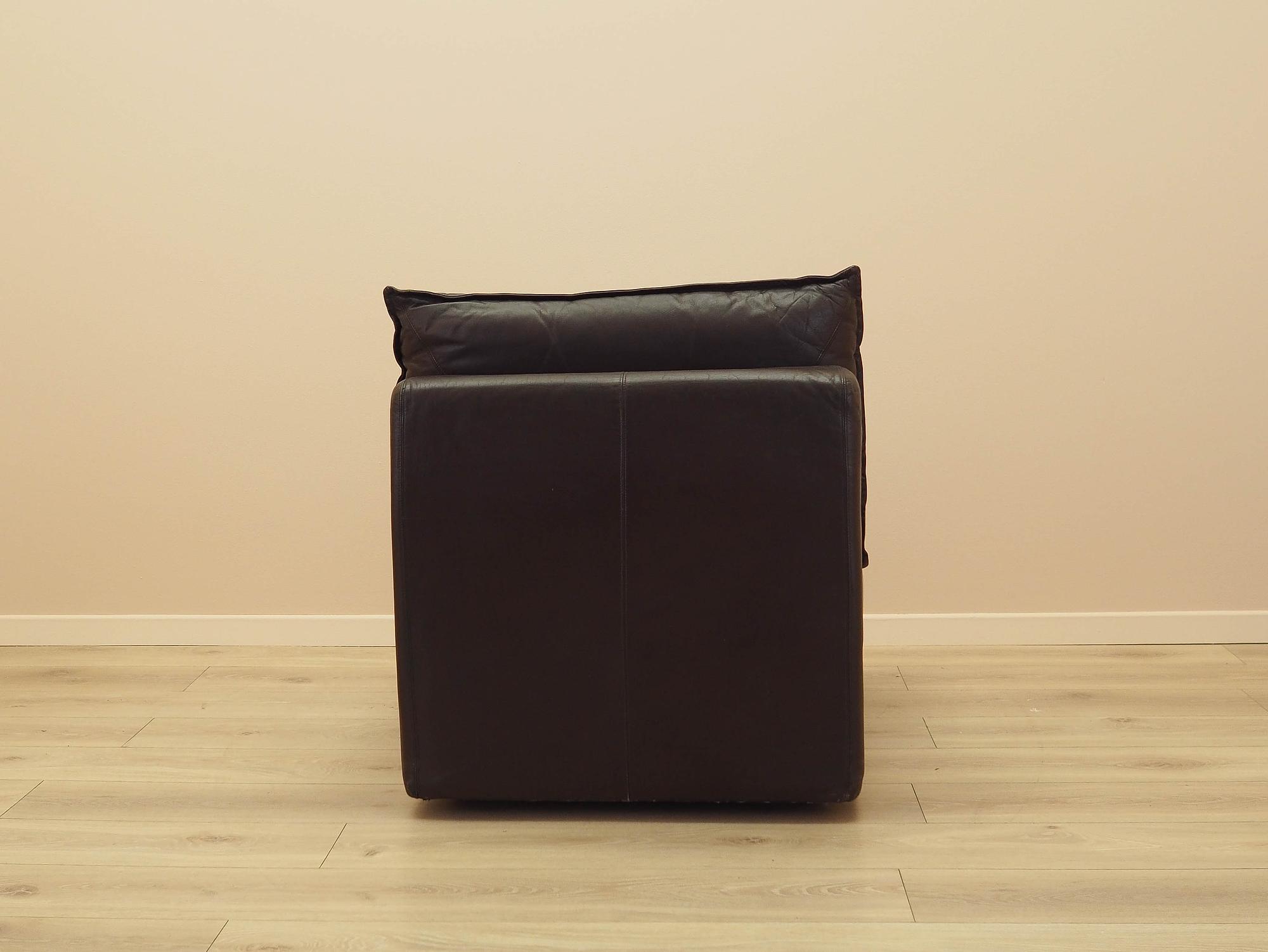 Leather armchair Brown 5