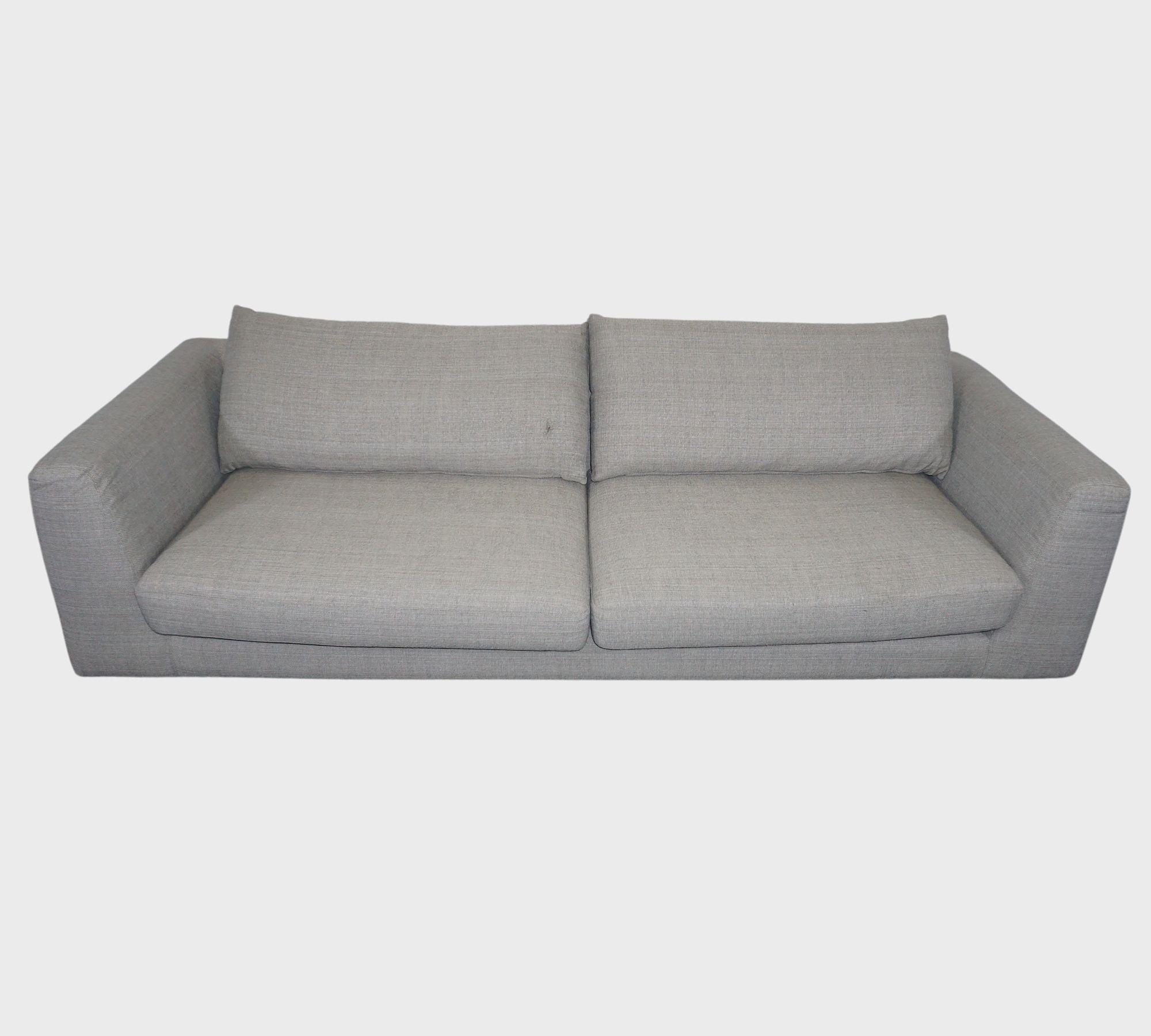 Noa Sofa 3-Sitzer Velour Matt Amber 5