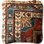 Kilim Kissenbezug Mehrfarbig 0
