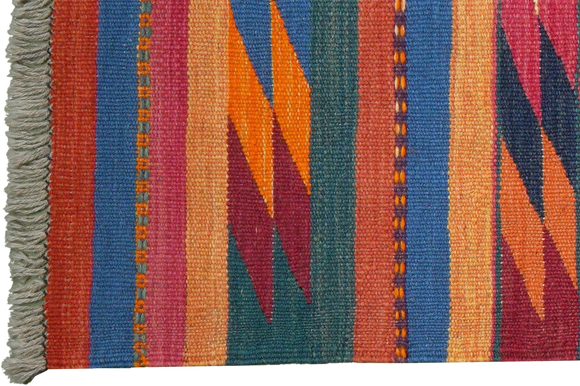 Kilim Gashgai Teppich Mehrfarbig 1