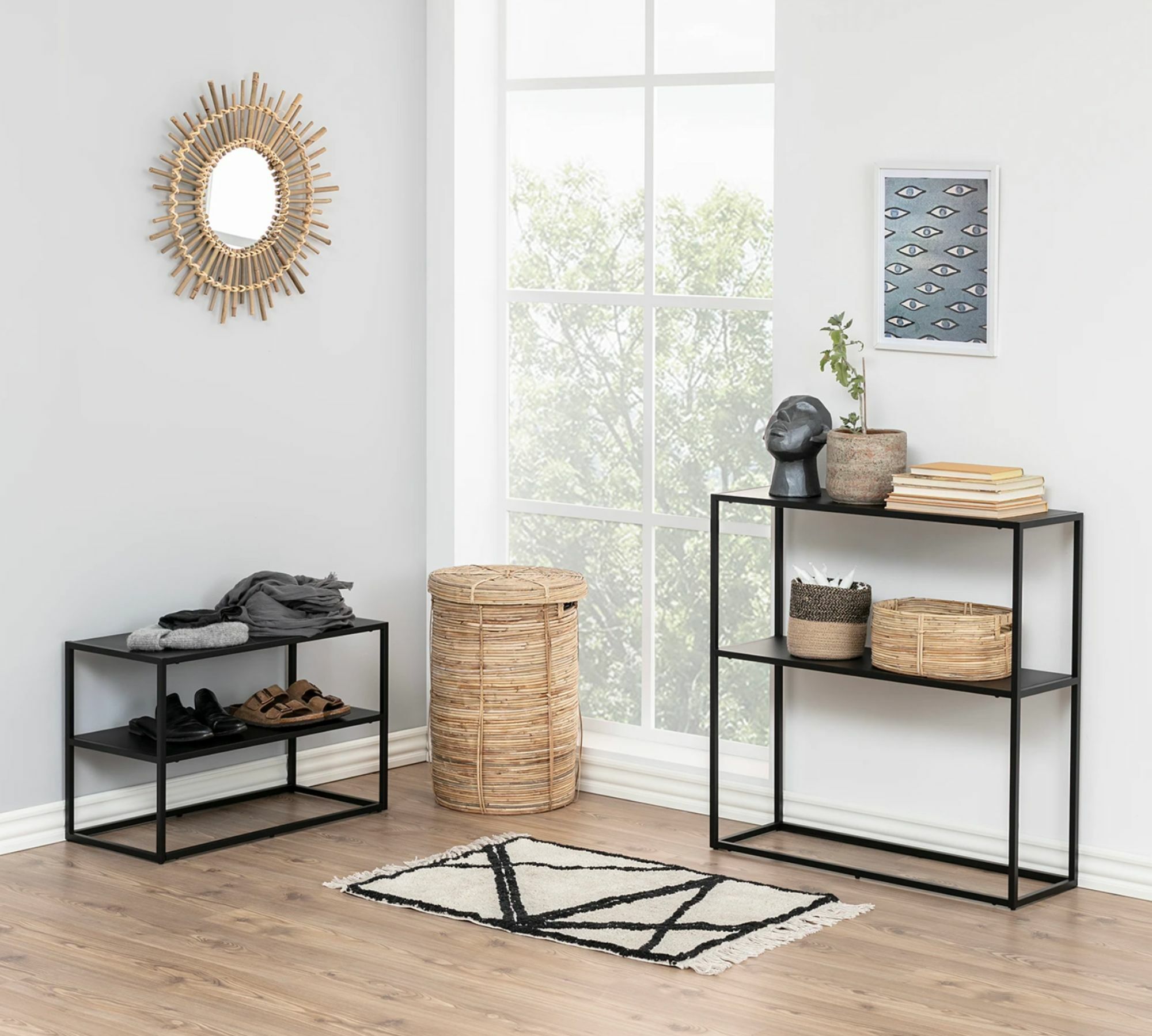 Regal Stahl Pulverbeschichtet Schwarz 5