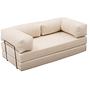 Comfort Schlafsofa 2-Sitzer Creme 5