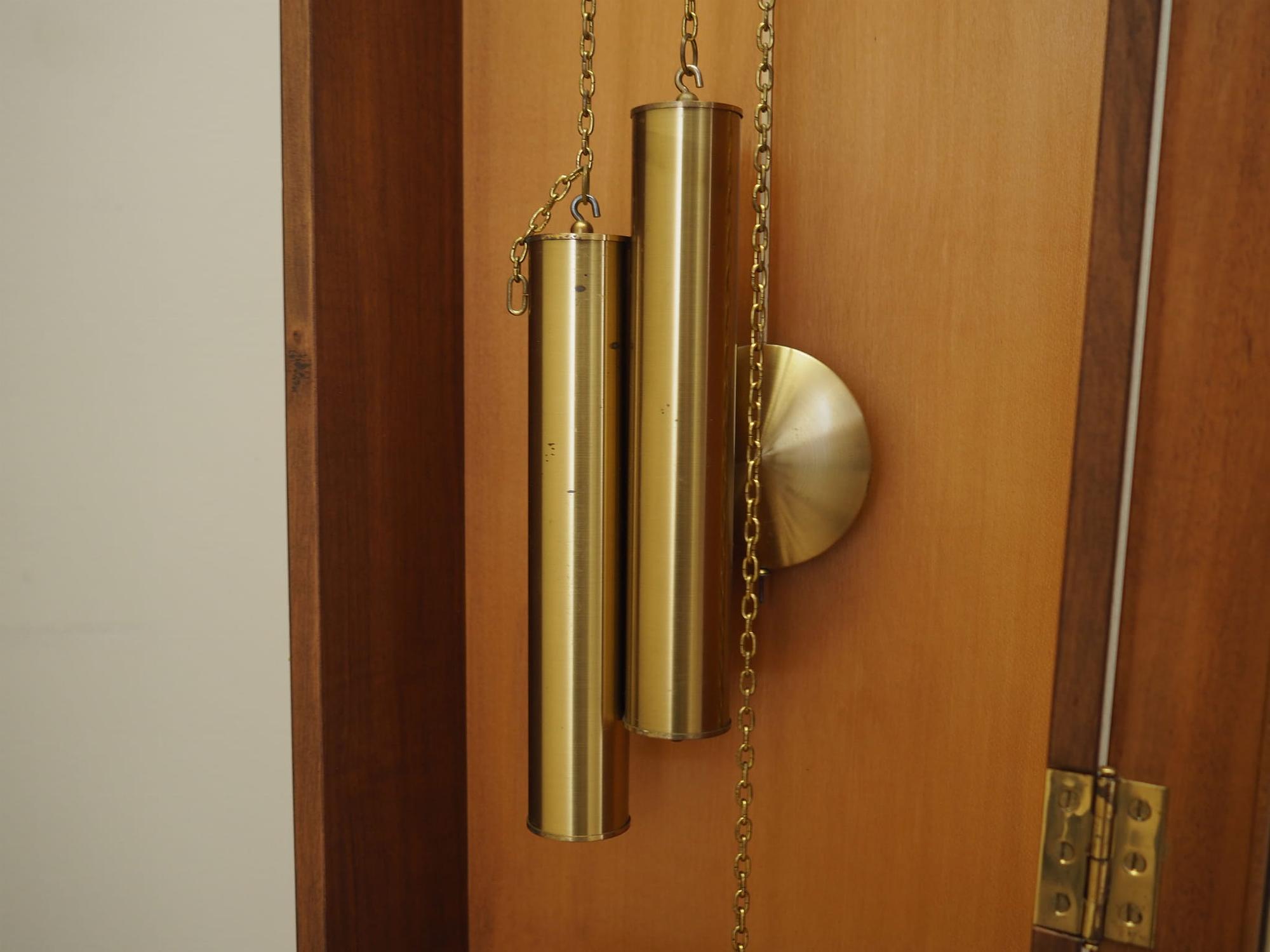 Vintage grandfather clock pine wood 11