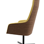Alya Executive Armchair Aluminium Yellow 2