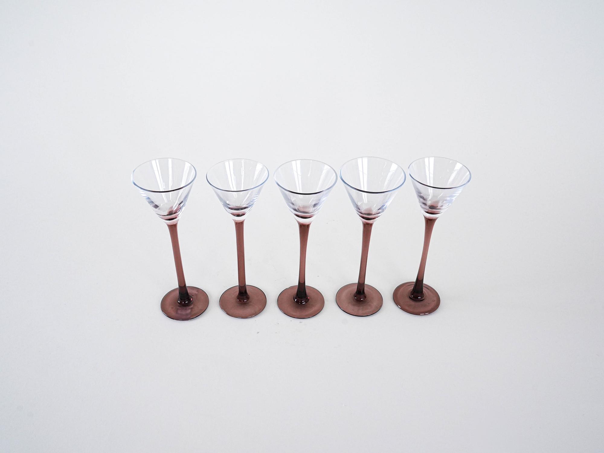 5x Gläser Rot 4