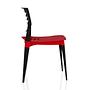 Flecharo Dining chair Plastic Black Red 5