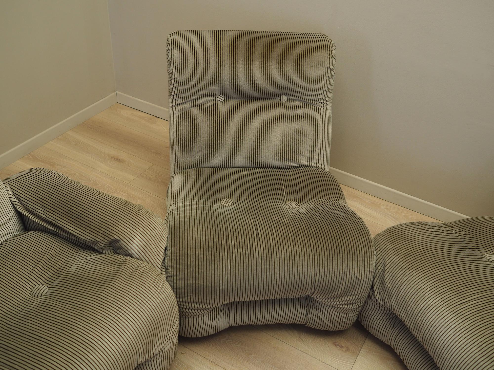 Modulares Sofa Grau 1960er Jahre 3