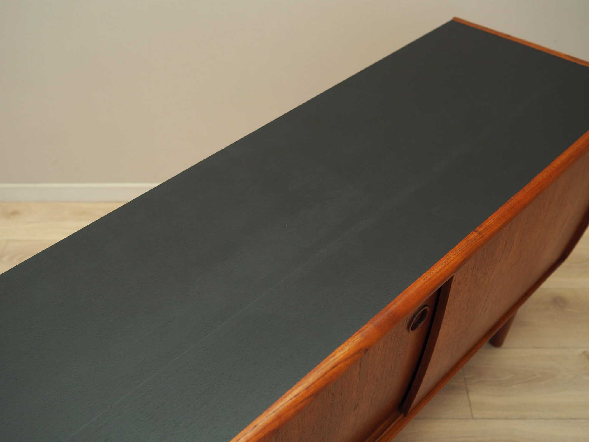 Vintage Sideboard Teak wood Brown 1970s 9